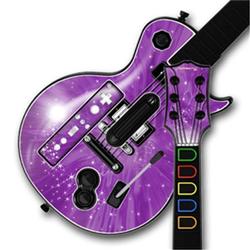WraptorSkinz Starduct Purple Skin by TM fits Nintendo Wii Guitar Hero III (3) Les Paul Controller (G