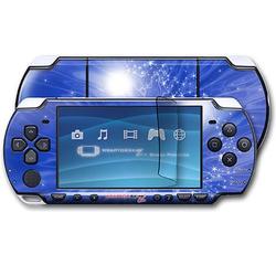WraptorSkinz Stardust Blue Skin and Screen Protector Kit fits Sony PSP Slim