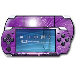 WraptorSkinz Stardust Purple Skin and Screen Protector Kit fits Sony PSP Slim