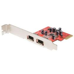 STARTECH.COM Startech.com 2 Port PCI Express FireWire 400 Card - 2 x 6-pin Female IEEE 1394a - FireWire - Plug-in Card (PEX1394A2DV)