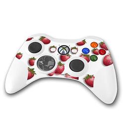 WraptorSkinz Strawberries on White Skin by TM fits XBOX 360 Wireless Controller (CONTROLLER NOT INCL