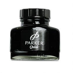 Parker Pen Company/Sanford Ink Company Super Quink Bottled Permanent Ink, Black, 2 oz.