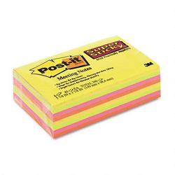 3M Super Sticky™ Meeting Notes, 6 x 4, 45 Sheets per Pad, 8 Pads per Pack