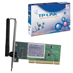 TP-Link Wi-Fi 32-Bit PCI Adapter with Antenna - 108Mbps 2.4 GHz 802.11g Extended Range