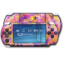 WraptorSkinz Tie Dye Pastel Skin and Screen Protector Kit fits Sony PSP Slim