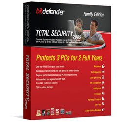 BitDefender Total Sec09 Family 2Yrs/3PC