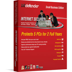 BitDefender Total Sec09 SBN Pk 2Yrs/5PC