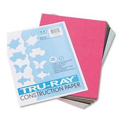 Riverside Paper Tru-Ray Construction Paper, 9 x 12 , 10 Assorted Colors