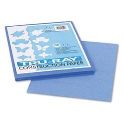 Riverside Paper Tru-Ray Construction Paper, 9 x 12 Sheets, Blue