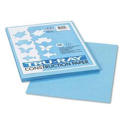 Riverside Paper Tru-Ray Construction Paper, 9 x 12 Sheets, Sky Blue