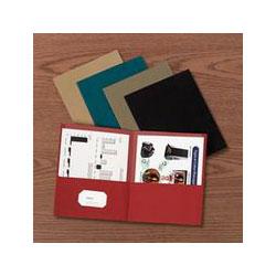 Esselte Pendaflex Corp. Twin Pocket Portfolios, Recycled, Assorted Colors, 25/Box