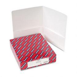 Smead Manufacturing Co. Two Pocket Portfolios, White, 25 per Box