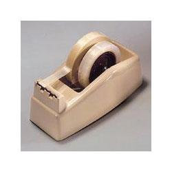 3M Two Roll Tape Dispenser, Two 3 Cores, Desktop, Beige