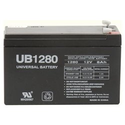Universal UPG UB1280 Sealed Lead Acid Battery - Sealed Lead Acid - 8Ah - 12V DC - General Purpose Battery