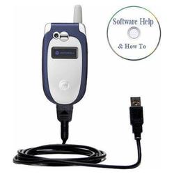 Bastens USB Sync Charge Cable for Cingular V551 with Help CD