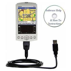 Bastens USB Sync Charge Cable for Garmin iQue 3200 with Help CD