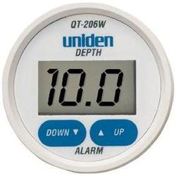 Uniden Qt206Wb White W/ Tm In Dash Digital Depth Gauge