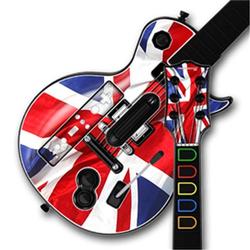 WraptorSkinz Union Jack 01 Skin by TM fits Nintendo Wii Guitar Hero III (3) Les Paul Controller (GUI