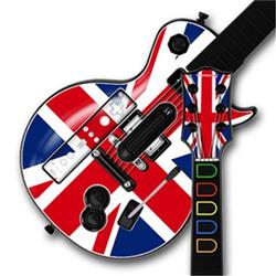WraptorSkinz Union Jack 02 Skin by TM fits Nintendo Wii Guitar Hero III (3) Les Paul Controller (GUI