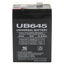 Universal D5733 Sealed Lead Acid Batteries (6v 4.5 Ah Ub645)