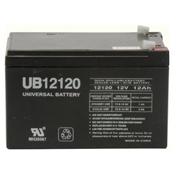 Universal D5744 Sealed Lead Acid Batteries (12v 10 Ah .187 Tab Terminals Ub12