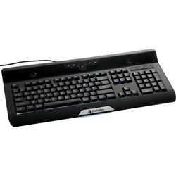 VERBATIM Verbatim Speaker Keyboard - USB - Black