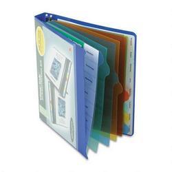 Wilson Jones/Acco Brands Inc. View Tab® Round Ring Presentation Binder, 8 Tab Style, 1 Capacity, Blue