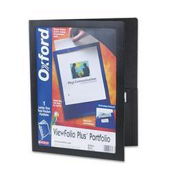 Esselte Pendaflex Corp. ViewFolio™ Plus Poly Portfolio with Letter Size & Media Pockets, Black