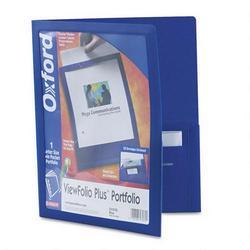 Esselte Pendaflex Corp. ViewFolio™ Plus Poly Portfolio with Letter Size & Media Pockets, Blue