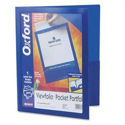 Esselte Pendaflex Corp. ViewFolio™ Two Pocket Poly Portfolio, Blue