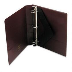 Wilson Jones/Acco Brands Inc. Vinyl Locking No Gap™ D Ring Binder with Label Holder, 1 1/2 Cap., Burgundy