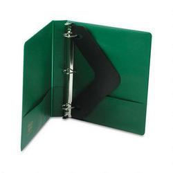 Wilson Jones/Acco Brands Inc. Vinyl Locking No Gap™ D Ring Binder with Label Holder, 1 Cap., Hunter Green