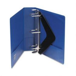 Wilson Jones/Acco Brands Inc. Vinyl Locking No Gap™ D Ring Binder with Label Holder, 2 Cap., Dark Blue