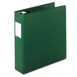 Wilson Jones/Acco Brands Inc. Vinyl Locking No Gap™ D Ring Binder with Label Holder, 2 Cap., Hunter Green