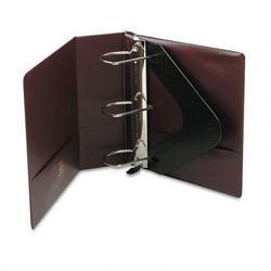 Wilson Jones/Acco Brands Inc. Vinyl Locking No Gap™ D Ring Binder with Label Holder, 4 Cap., Burgundy