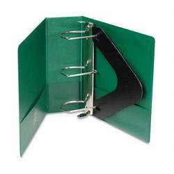 Wilson Jones/Acco Brands Inc. Vinyl Locking No Gap™ D Ring Binder with Label Holder, 4 Cap., Hunter Green