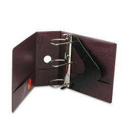 Wilson Jones/Acco Brands Inc. Vinyl Locking No Gap™ D Ring Binder with Label Holder, 5 Cap., Burgundy