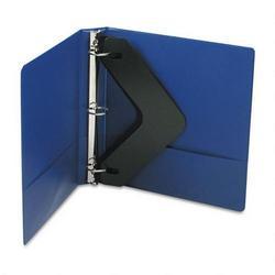 Wilson Jones/Acco Brands Inc. Vinyl Round Ring Basic View Binder, 1 1/2 Capacity, Dark Blue