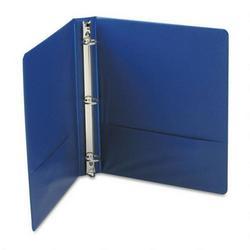 Wilson Jones/Acco Brands Inc. Vinyl Round Ring Basic View Binder, 1 Capacity, Dark Blue