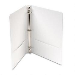 Wilson Jones/Acco Brands Inc. Vinyl Round Ring Basic View Binder, 1 Capacity, White