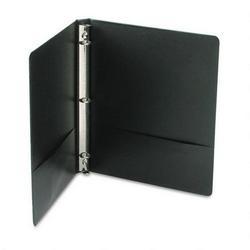 Wilson Jones/Acco Brands Inc. Vinyl Round Ring Locking View Binder, 1/2 Capacity, Black