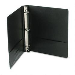 Wilson Jones/Acco Brands Inc. Vinyl Round Ring Locking View Binder, 1 Capacity, Black