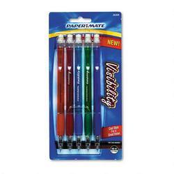 Papermate/Sanford Ink Company Visibility™ Mechanical Pencils, .7mm Lead, Retractable, Assorted Colors, 5/Pack