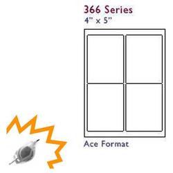 Bastens White 4 x 5 inch blank multi-purpose labels (Ace 36600-C)
