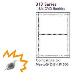 Bastens White Photo Matte DVD Case Booklet Inserts Neato DIS-181505 compatible Inkjet/Laser Printable Neato