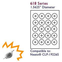 Bastens White PhotoMatte Core CD / DVD Labels Neato CLP-192265 compatible Laser/Inkjet Printable (Ace 61800