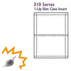 Bastens White PhotoMatte Slim DVD Case Inserts Laser/Inkjet Printable Neato 151516