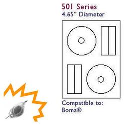 Bastens White Standard CD / DVD Boma compatible Label Sheet Laser/Inkjet Printable (Ace 50100-C)