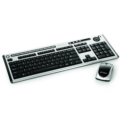 VERBATIM Wireless Slim Keyboard and Mouse with Volume Wheel