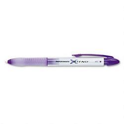 Papermate/Sanford Ink Company X Tend™ RT Retractable Ball Pen, 1.0mm, Purple Ink